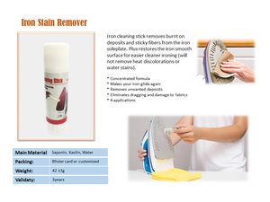 Lápiz de limpieza de barra de limpieza de hierro OEM para cuidar la placa de cada limpieza y cuidado de hierro - Product Image 4