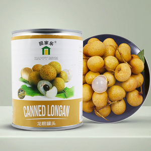 Hạnh Phúc mẹ giá rẻ giá tươi dễ dàng mở thực phẩm ngọt ngào tin ánh sáng xi-rô đóng hộp nhãn trái cây có thể - Product Image 1