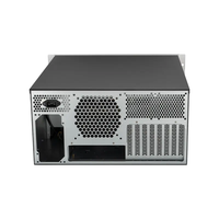 Boîtier de serveur 19 pouces 5U à montage en rack, profondeur réduite de 500 mm, avec 2 ventilateurs 12025 et 8 emplacements PCIe pleine hauteur