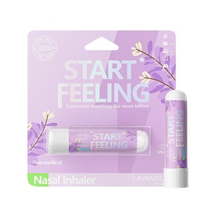 Inhalador Nasal de Aceite Esencial de Plantas Herbales Premium, con Ingredientes de Menta, Alivia la Congestión Nasal, Seguro y Saludable - Product Image 1