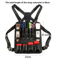 Sac à outils OEM personnalisable de haute qualité pochette à ciseaux en cuir réutilisable robuste pour sac à ciseaux d'outils de Salon de coiffure coiffeur