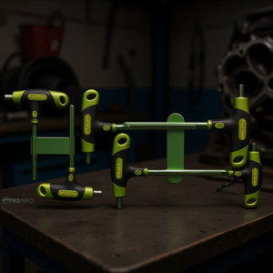 Juego de llaves hexagonales con mango en T Fasano de 2, 2.5, 3, 4, 5 y 6 mm para herramientas de reparación automotriz - Product Image 2