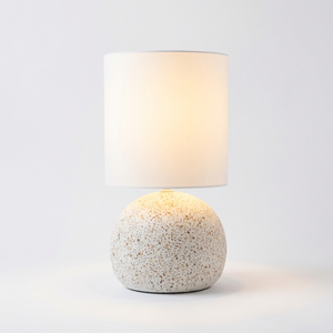 Nueva Lámpara de Mesa Blanca de Cerámica Hecha a Mano, Decorativa, Contemporánea, Creativa, para Dormitorio, Hotel, Casa de Huéspedes, Escritorio - Product Image 6