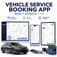 Solutions d'application de réservation de services automobiles personnalisées pour iOS et Android avec planification des services et estimations de réparation LionCreate
