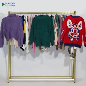 Thrift Sweater Soft wool sweater Korea Premium Used Clothes Bales For Ladies Used Clothing In Bales