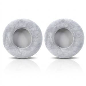 Almohadillas de Repuesto para Auriculares SteelSeries Siberia V1 V2 V3, Almohadillas de Cuero PU Negro y Franela Gris para Juegos - Product Image 5