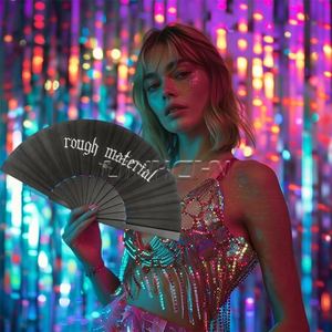 Éventail en plastique PVC personnalisé de 23 cm, en gros, avec divers styles et motifs, pour la décoration intérieure, les cadeaux d'affaires et les occasions de Pâques - Product Image 3