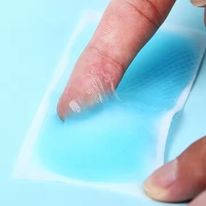 冷却用ゲルパッチ熱クールな赤ちゃん用リリーフパッド (氷の頭痛を減らす) コールドシート医療用パッドハイドロゲル子供用解熱性パッチ - Product Image 4