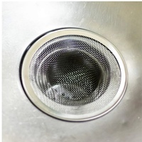 Saringan pembuangan wastafel 7/9/11cm, penyaring saluran kamar mandi baja tahan karat, penyaring rambut mandi, penyaring wastafel