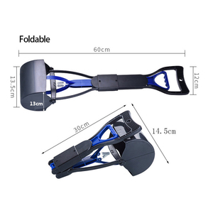 OEM Özel CE Sertifikalı Katlanabilir Köpek Dışkısı Toplayıcısı 28 32 İnç Uzun Saplı Ağır Hizmet Tipi Çim Toprak Çakıl Bahçe Toplama Aparatı - Product Image 2