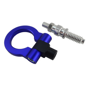 Crochet de remorquage en aluminium Benen rouge, 1 trou de fixation pour voitures européennes - Product Image 3