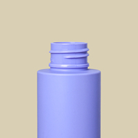 Botella Cosmética de Plástico PET de 100 ml con Tapa de Rosca para Champú, Loción, Limpiador Facial y Desmaquillante, con Colores Personalizados