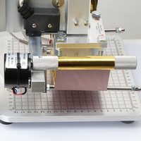 Machine manuelle de gaufrage et de marquage à chaud pour cuir, bois, PVC, papier, plaqué or