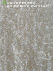 Siêu Mềm Sang Trọng USA Bán Chạy Nhất Màu Trắng Hầu Nhất Mới Công Nghệ Lông Sợi Đồng Bằng Đan Bé Dành Cho Người Lớn Ném Chăn - Product Image 5