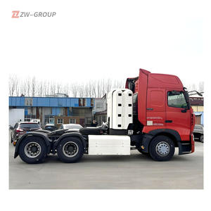 Tête de tracteur Offre Spéciale <span class=keywords><strong>Sinotruk</strong></span> Howo <span class=keywords><strong>T7H</strong></span> 420 <span class=keywords><strong>540</strong></span> hp camion GNC 6x4 10 roues tracteur camion Euro 5 norme d'émission diesel gauche - Product Image 5