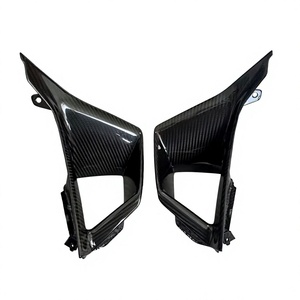 Ailerons intérieurs en fibre de carbone 3K avec trous de fixation pré-percés pour S1000RR 2025+ M1000RR, pièces de carénage intérieur supérieur, finition brillante ou mate - Product Image 1