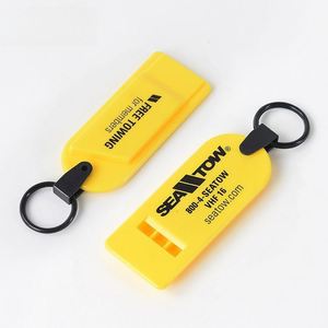 Sifflet de survie en plastique, sifflet d'urgence puissant pour sauvetage et arbitre sportif avec porte-clés, cadeau promotionnel avec logo personnalisé - Product Image 4