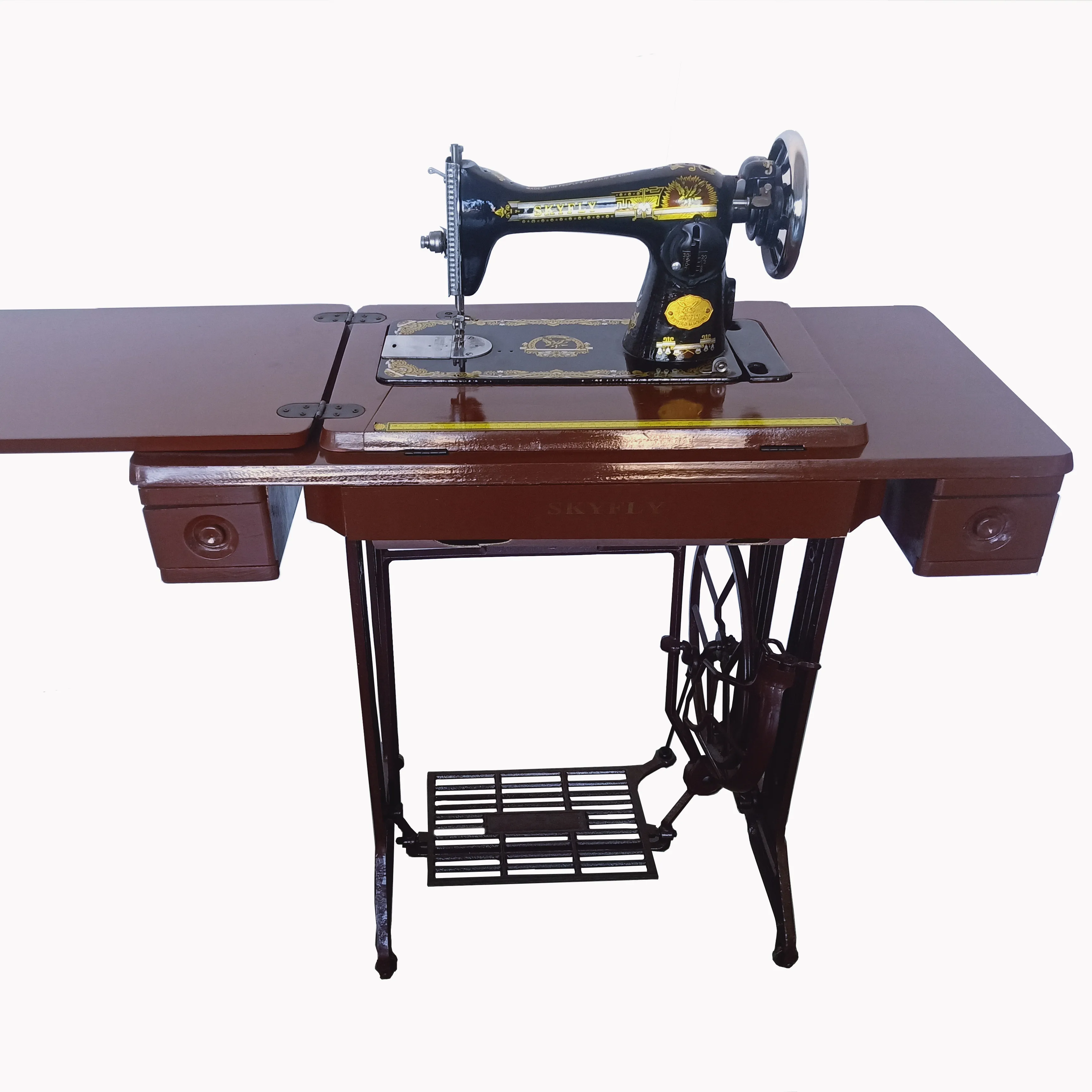 EINE Komplette Set JA2-1 Haushalt Nähmaschine mit 3-schublade Tisch und Stehen