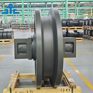 Pabrik grosir <span class=keywords><strong>Crawler</strong></span> mesin derek suku cadang <span class=keywords><strong>Hitachi</strong></span> Scx300 derek depan panduan Idler - Product Image 2