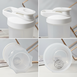 Gym Custom Protein Shaker Bottle 500ml with Logo Lightweight Durable Plastic for Sports Training - Product Image 2