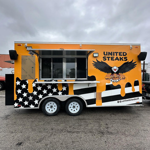 Food Trailers Fully Commercial Service Equipment Kitchen Ice Cream Shop Supply Food Cabin Coffee Trailer Mobile Food Truck - Product Image 4