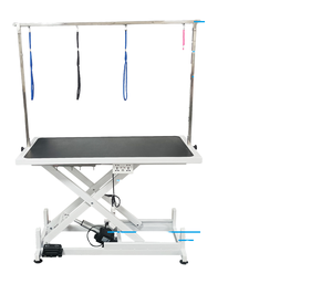 Table de <span class=keywords><strong>toilettage</strong></span> électrique professionnelle pour chiens-Roues de nivellement/station de <span class=keywords><strong>toilettage</strong></span> pour animaux de compagnie à hauteur réglable - Product Image 1