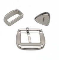 Ensemble de trois pièces personnalisable Langming Modèle 30MM pour femme, bleu antique et blanc, avec ceinture, sacs et boucle ardillon en alliage de zinc imprimée