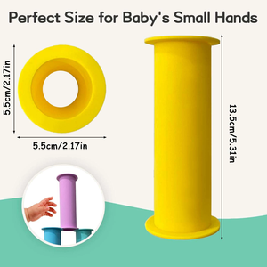 12 miếng xếp chồng ly đặt cho trẻ em tốc độ đào tạo trò chơi, trẻ mới biết đi du lịch bên món quà phát triển Ống đồ chơi cho bé trai bé gái - Product Image 2