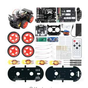 뜨거운 4WD 다기능 로봇 스타터 키트 V3.0 트랙 라인 초음파 센서 328P IDE 프로그래밍 로봇 키트 스마트 로봇 자동차