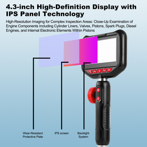 กล้องจิ๋ว4.3นิ้ว HD ขนาด8.5มม. 1เมตรกล้องส่องอุตสาหกรรม - Product Image 3