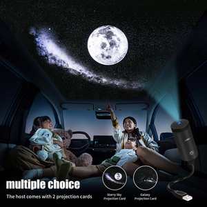 <b>USB</b> Projector Mini 2in1 Moon and Starlight HD Effect Car Sleep Aid Home Ambient <b>Led</b> Night <b>Light</b> Gift for a Child's Room - Product Image 3