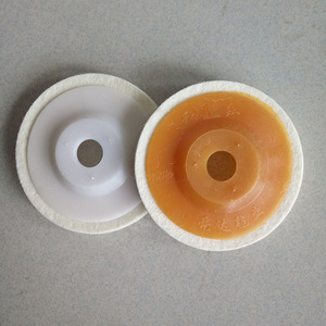 Disque de polissage en laine 100 mm pour application de polissage sur meuleuse d'angle - Product Image 3