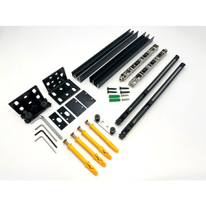 Sistema de Puerta <span class=keywords><strong>Corredera</strong></span> con Riel de 1.5m <span class=keywords><strong>para</strong></span> Puerta de Madera, <span class=keywords><strong>Cierre</strong></span> Suave y Silencioso - Product Image 5