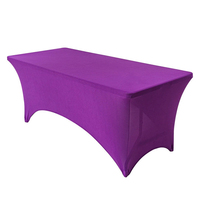 Housse de table extensible imperméable et polyvalente à séchage rapide pour événements d'entreprise, conférences, salles de réunion – Look professionnel et élégant