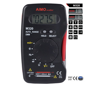 มัลติมิเตอร์ดิจิตอล Aimo Meter M320 แบบอัตโนมัติ 4000 ค่า สำหรับใช้ในบ้าน - Product Image 4