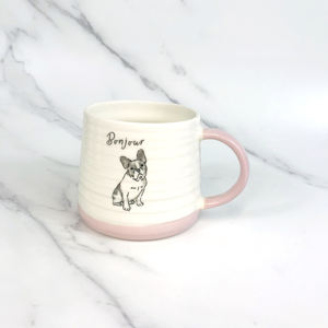 Produk Terlaris Mug Keramik Bentuk Perut Anjing Lucu dengan Gagang Berwarna untuk Minuman Kopi - Product Image 6