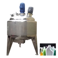 Cuve de mélange industrielle haute vitesse HUATAI 100l 200l 500l 1000l 2000l 10000l pour produits chimiques, yaourt, lait, savon liquide et cosmétiques