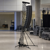 Soporte de Elevación Portátil de Aluminio para Altavoces Line Array con Certificación TUV, Sistema de Polipasto Manual para Conciertos al Aire Libre