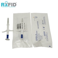 Tag manajemen pelacakan Biogas RFID chip mikro hewan peliharaan kecil dimasukkan ke dalam tubuh 1.25*7mm disediakan dukungan Rfid Uhf 100 buah