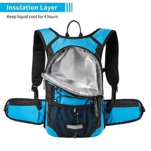BSCI factory <b>Hydration</b> Backpack with 2L Water <b>Bladder</b> Fits Men, Women, Kids - Product Image 5