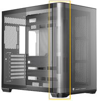 Jungle Leopard AC-01 Full Tower Computer Case Curved Tempered Glass Side Panel ATX Form Aluminum 7 PCIe Slots 360 AIO Cooling