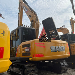 Venta caliente usado Original hidráulico Sany excavadora SY135C excavadora de construcción de segunda mano maquinaria excavadora - Product Image 1