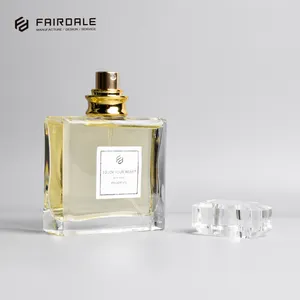 Amostra livre de luxo de garrafa vazia 1.7 vidro de floz 50ml de perfume vazio decorativo