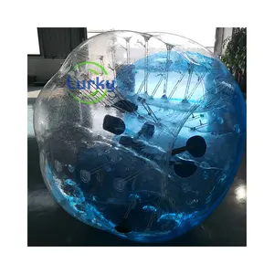Hot Selling Outdoors Blown Up Zorb Soccer Ball for kids and Adult PVC inflatable Zorb bubble Balls Grassland Inflatable Sports