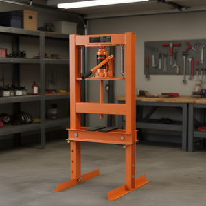 Prensa Hidráulica de 6 Toneladas con Estructura en H, Placas Ajustables, de Alta Resistencia para Taller o Garaje - Product Image 2