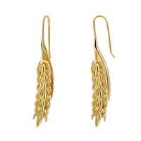 Mode créatif bohême élégant tout blé oreille crochet femme boucles d'oreilles femmes longue balancent cadeau pour un ami