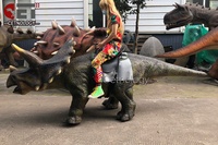 Costumes de dinosaures animatroniques personnalisés, technologie réaliste pour manèges de dinosaures animatroniques pour parcs d'attractions et décoration