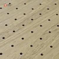 Panneau acoustique perforé en MDF ignifuge WINEGO Red, antibactérien, pour gymnases
