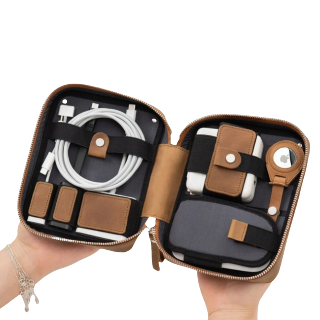 Spot New Data Cable Charger Electronic Storage Bag Portable Travel Power Bank Mobile Power Bank Digital Bag