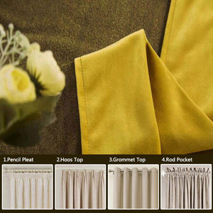 Más colores elección cortinas de terciopelo para la habitación de lujo - Product Image 2